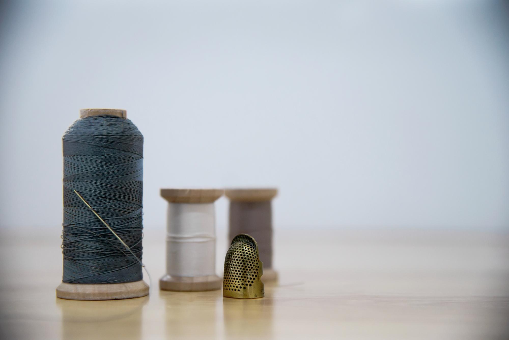 Thread spools and elegant hoop